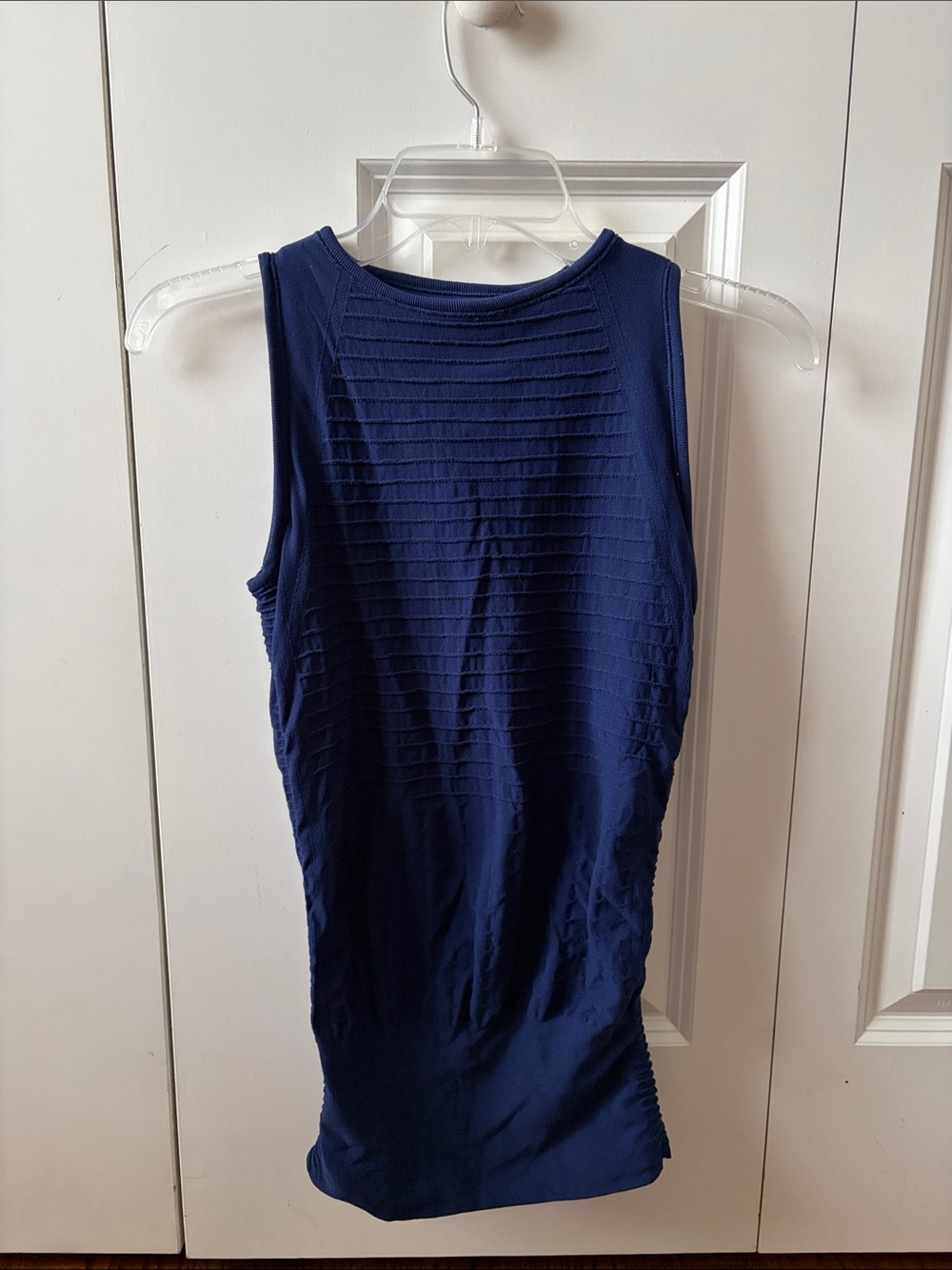ATHLETA Derek Lam 10C Seamless Union Navy Blue Tank Top Size Small - Picture 2 of 4